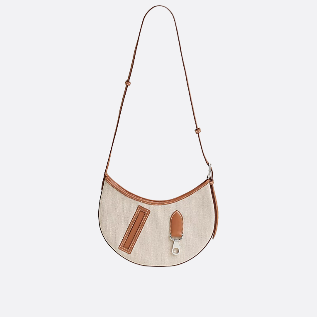 P'TIT ARÇON CARTERA DE TOILE & CUERO HERMÈS