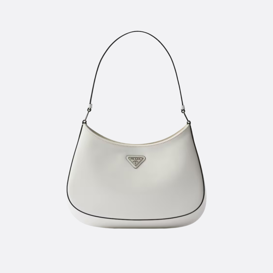 PRADA CLEO CARTERA DE HOMBRO DE CEPILLADO CUERO