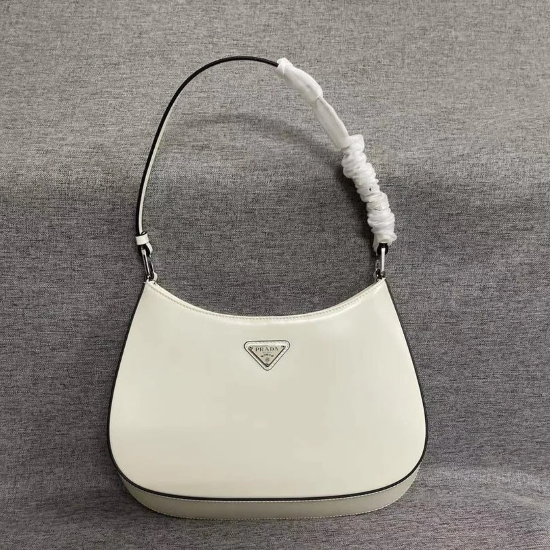 PRADA CLEO CARTERA DE HOMBRO DE CEPILLADO CUERO