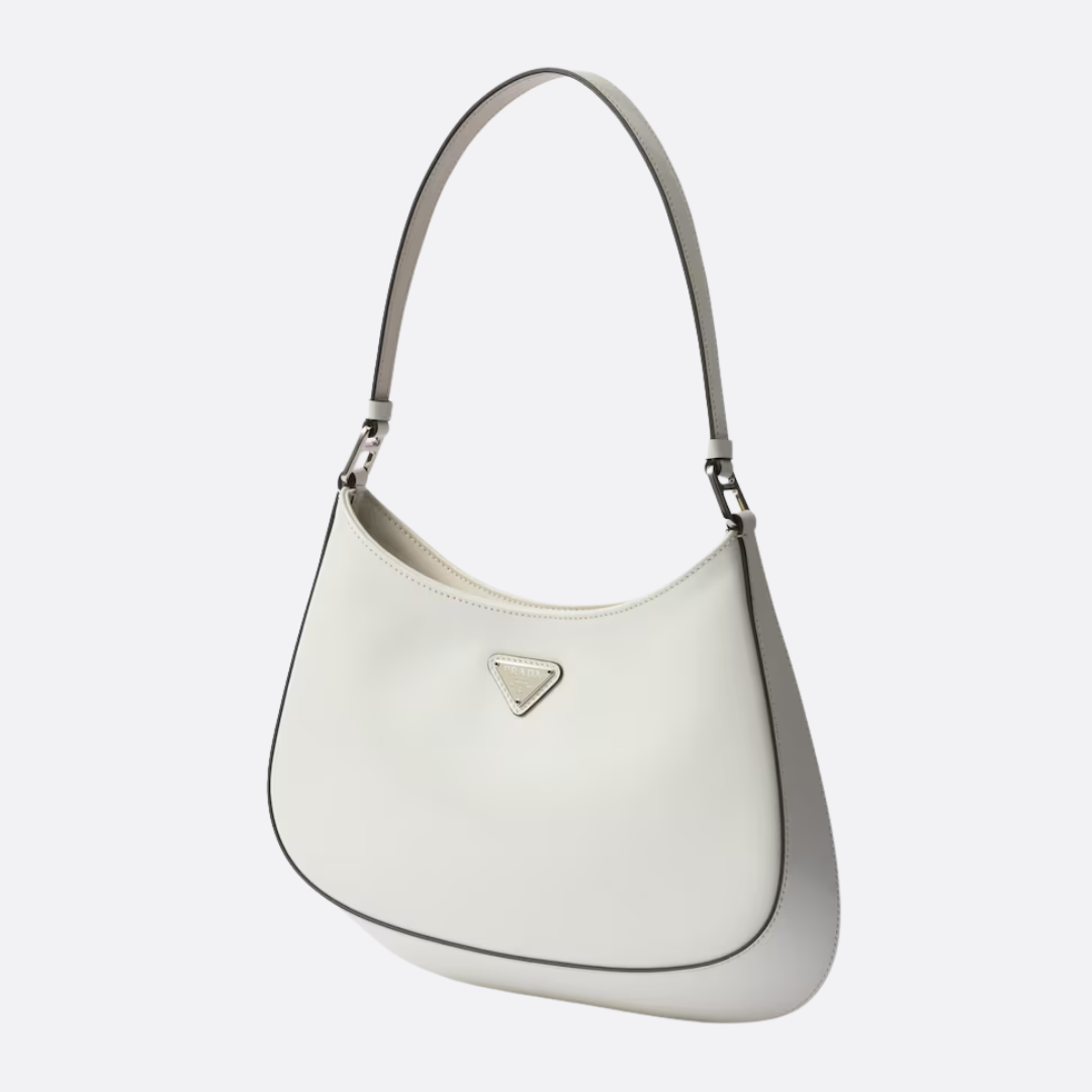 PRADA CLEO CARTERA DE HOMBRO DE CEPILLADO CUERO