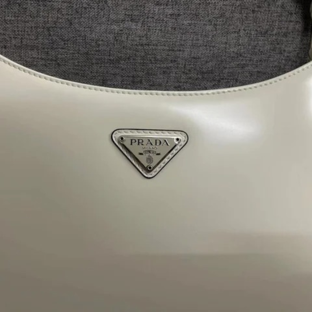 PRADA CLEO CARTERA DE HOMBRO DE CEPILLADO CUERO