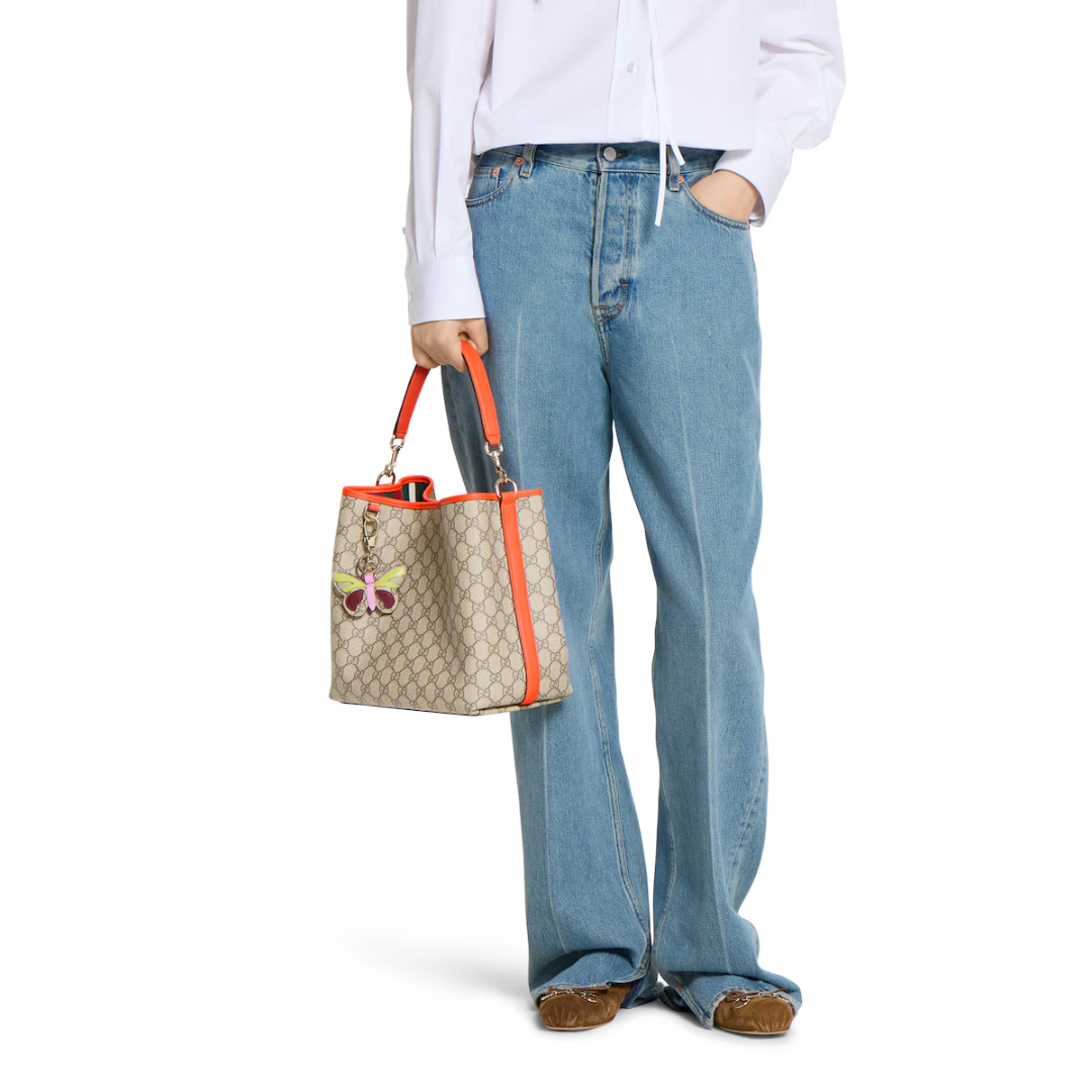 MEDIANA GG-EMBLEM-BOLSO TIPO MARSUPIO GUCCI