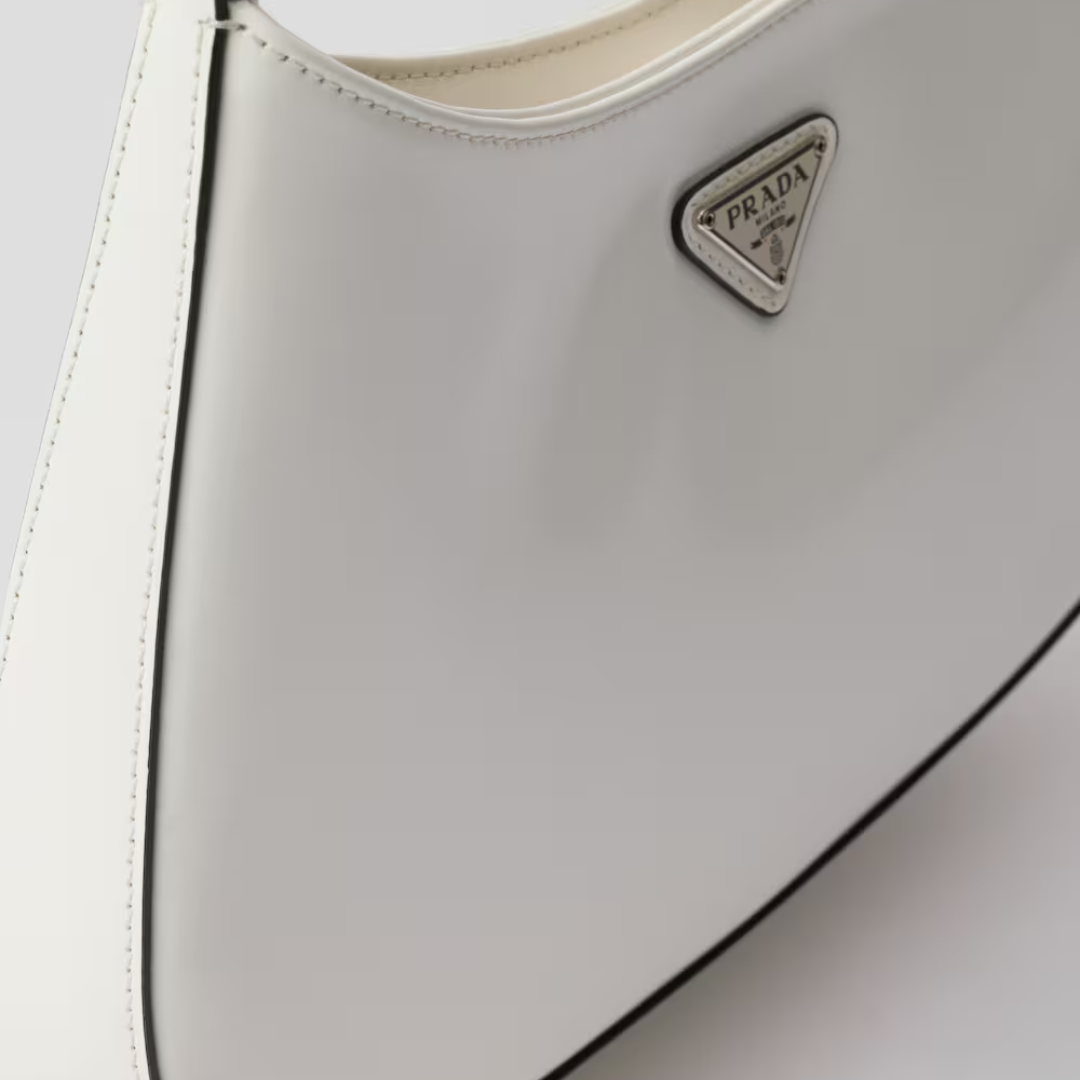 PRADA CLEO CARTERA DE HOMBRO DE CEPILLADO CUERO