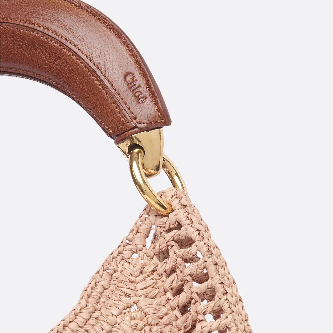 CHLOÉ CALUROSO VERANO BANANA-CARTERAS DE RAFIA