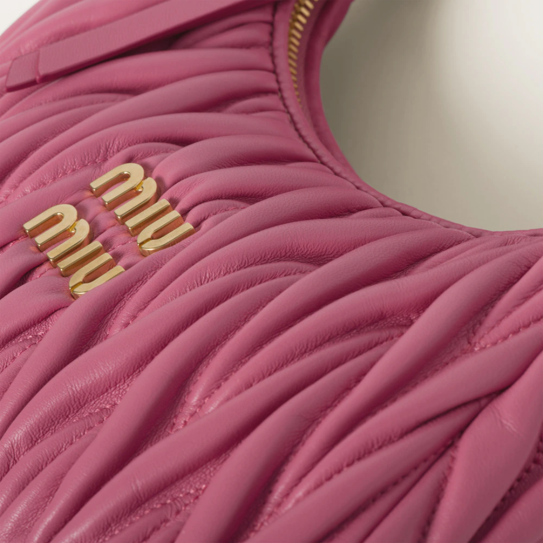 MIU MIU WANDER CARTERA DE HOMBRO DE MATELASSÉ-CUERO NAPPA