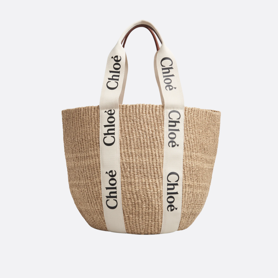 CHLOÉ WOODY GRANDE CANASTA-CARTERA