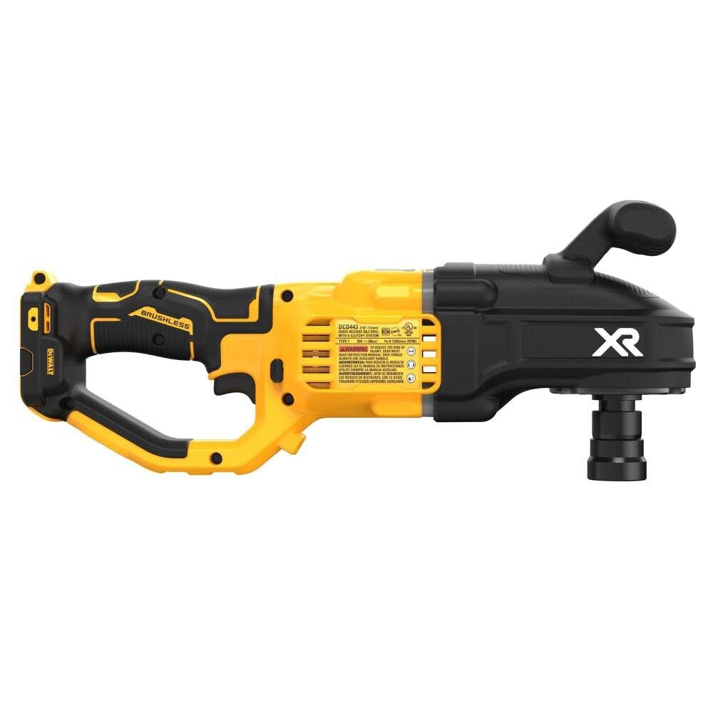 DeWalt DCD443B 20V MAX XR Brushless Cordless 7/16 in. Compact Quick Change Stud and Joist Drill with POWER DETECT (Tool Only)