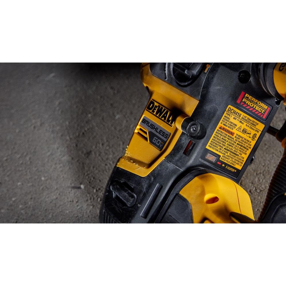 DEWALT DCH416B 60V MAX* 1-1/4 IN BRUSHLESS SDS PLUS ROTARY HAMMER