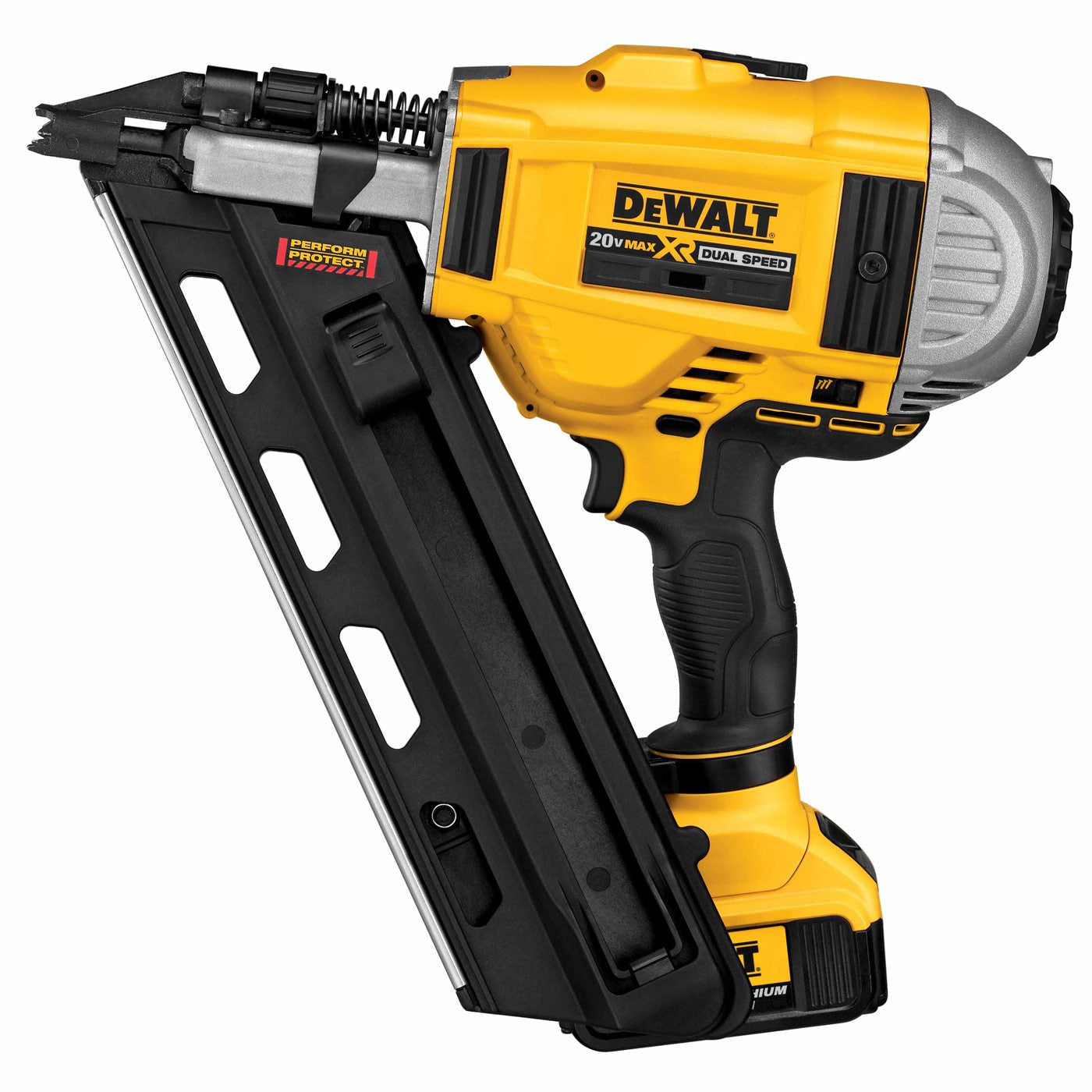 DeWalt DCN692M1 20V MAX* XR Lithium Ion Brushless Dual Speed Framing Nailer