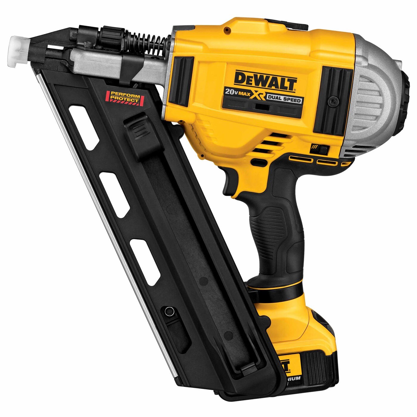 DeWalt DCN692M1 20V MAX* XR Lithium Ion Brushless Dual Speed Framing Nailer