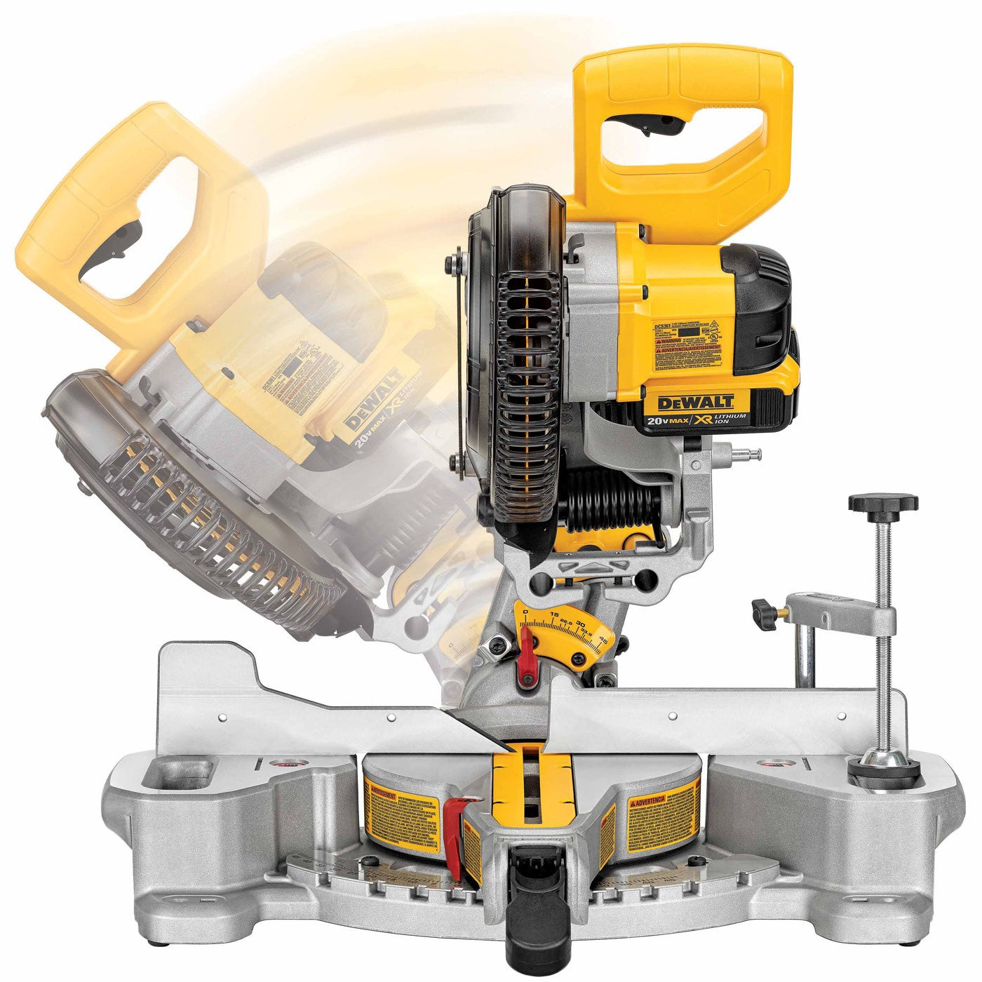 DeWalt DCS361M1 20V MAX 7-1/4" Cordless Sliding Miter Saw Kit