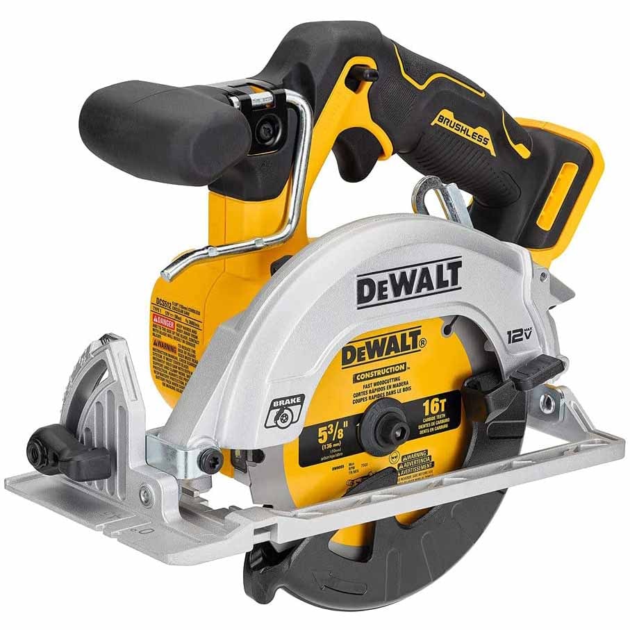 DeWalt DCS512B XTREMETM 12V MAX* 5-3/8 in. Brushless Cordless Circular Saw (Tool Only)