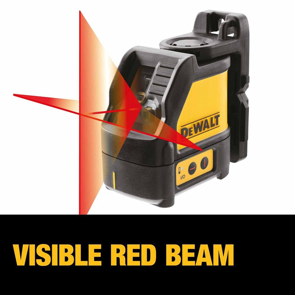 DeWalt DW088K Self Leveling Horizontal/Vertical RED Cross Line Laser Level DW088K-QU (USES 3 X AA)