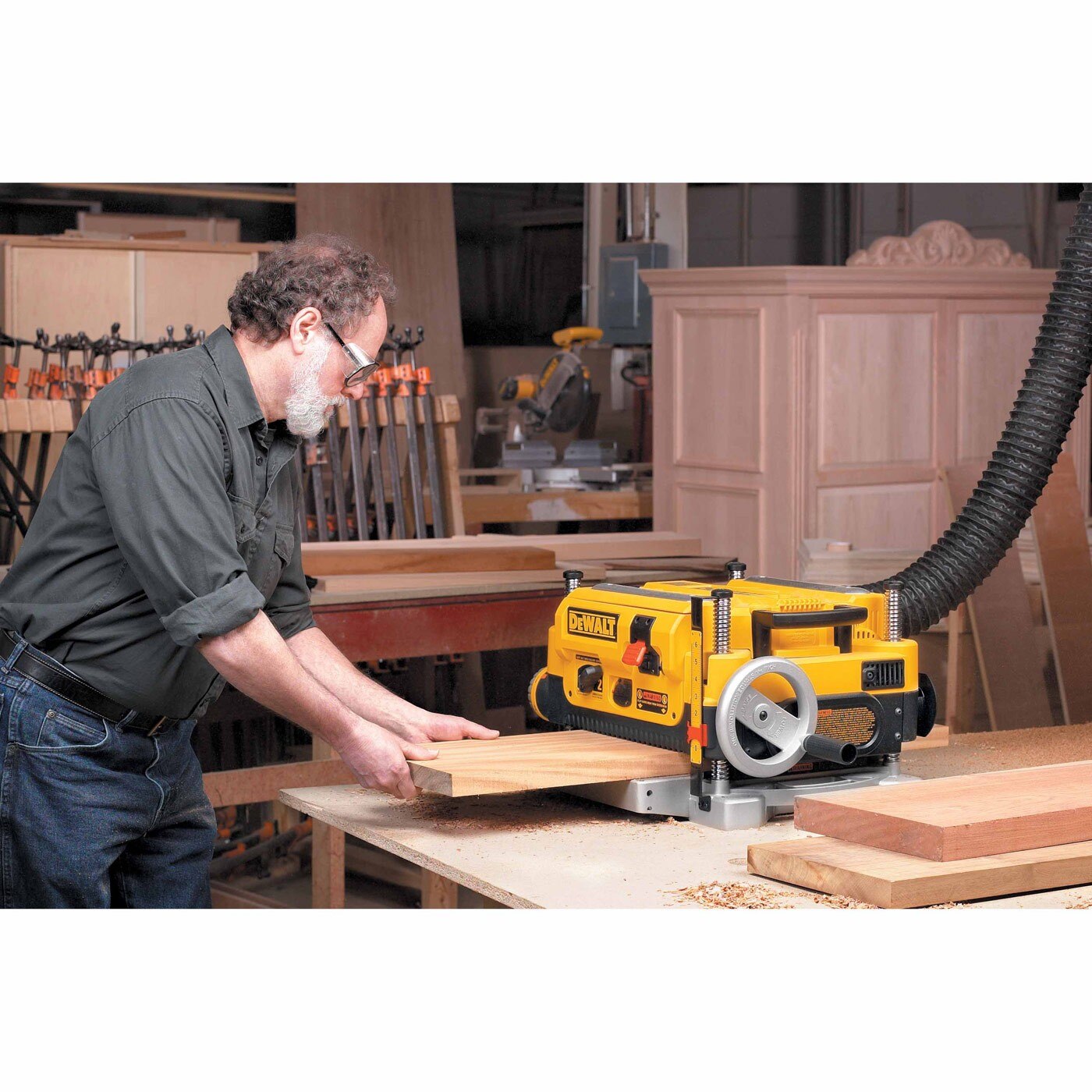 DeWalt DW735 Heavy-Duty 13" Three Knife, Two Speed Thickness Planer