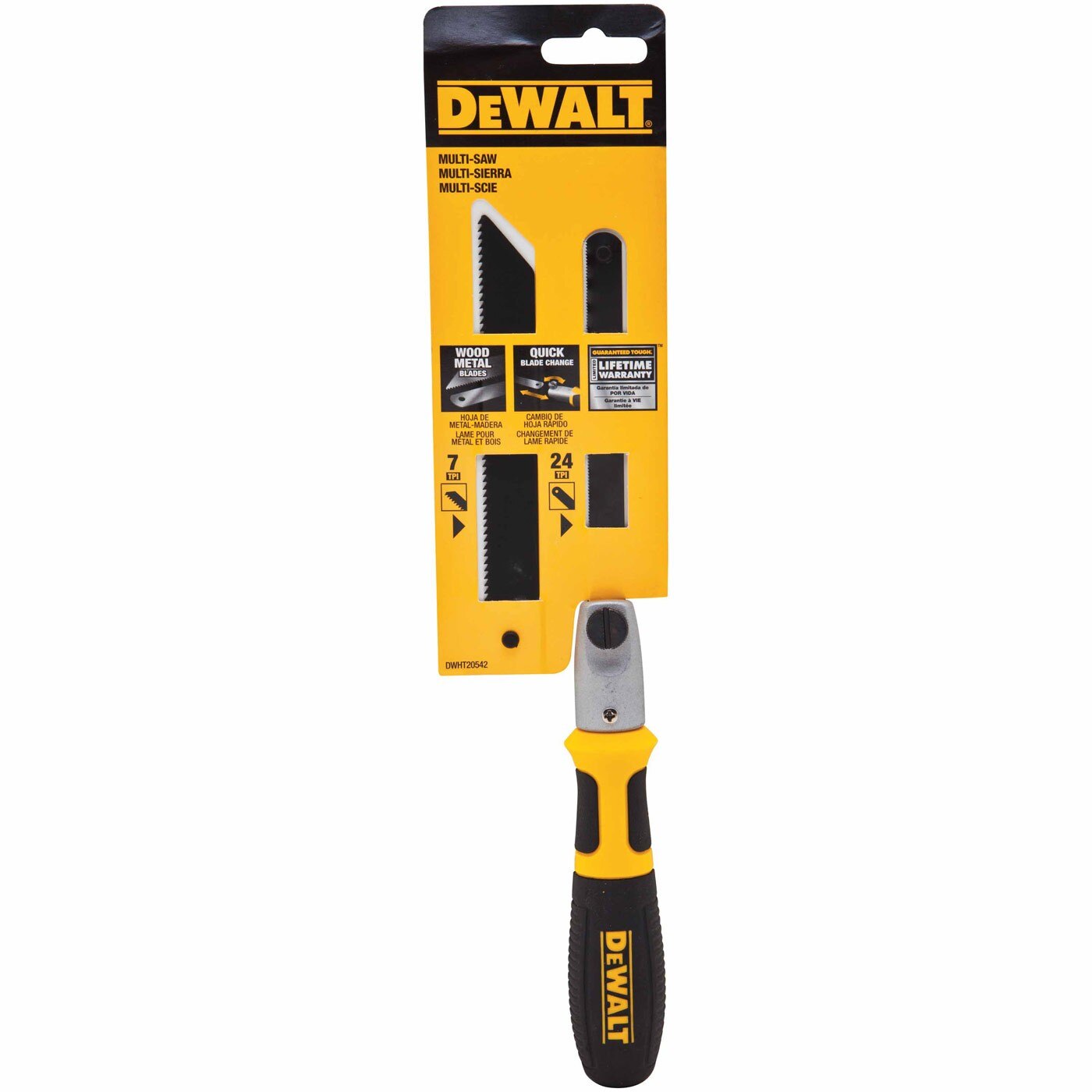 DeWalt DWHT20542 6" Cushion Grip Reciprocal Multi-Purpose Hand Saw