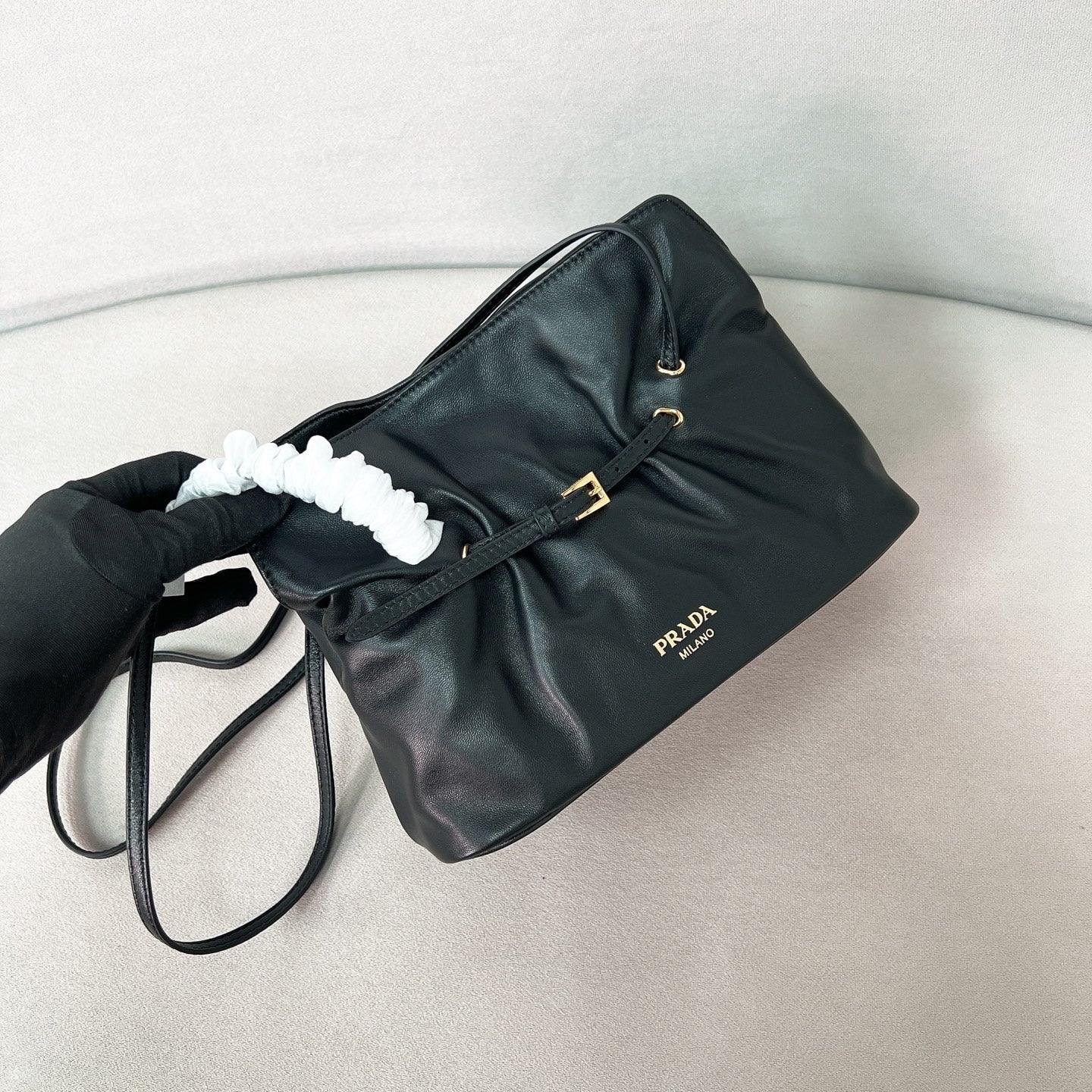 CHICA PRADA DADA CARTERA DE CUERO NAPPA