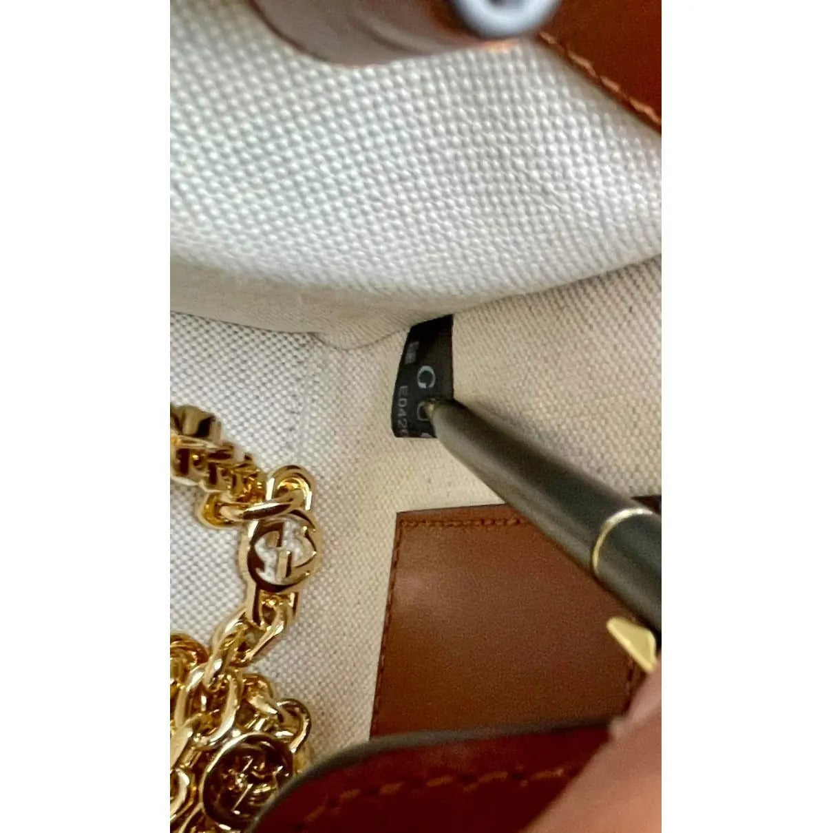GUCCI DIANA CHICA TOTE-CARTERA CON KRISTALLEN