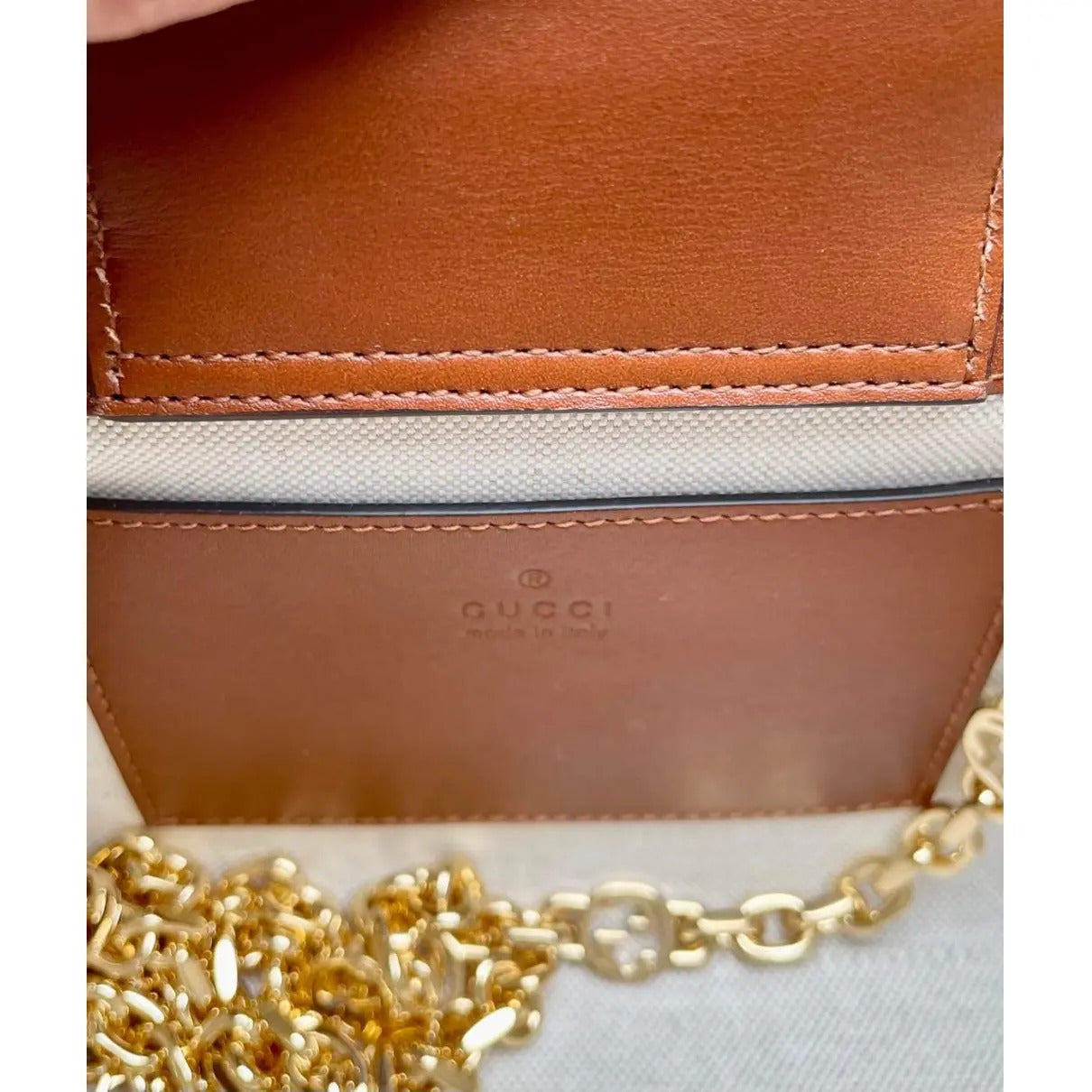 GUCCI DIANA CHICA TOTE-CARTERA CON KRISTALLEN