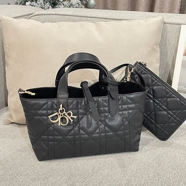 DIOR TOUJOURS VERTIKALE TOTE-CARTERA MEDIANA