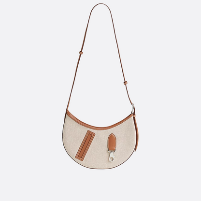 P'TIT ARÇON CARTERA DE TOILE & CUERO HERMÈS