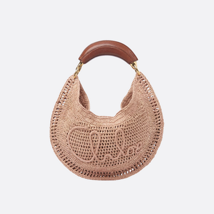 CHLOÉ CALUROSO VERANO BANANA-CARTERAS DE RAFIA