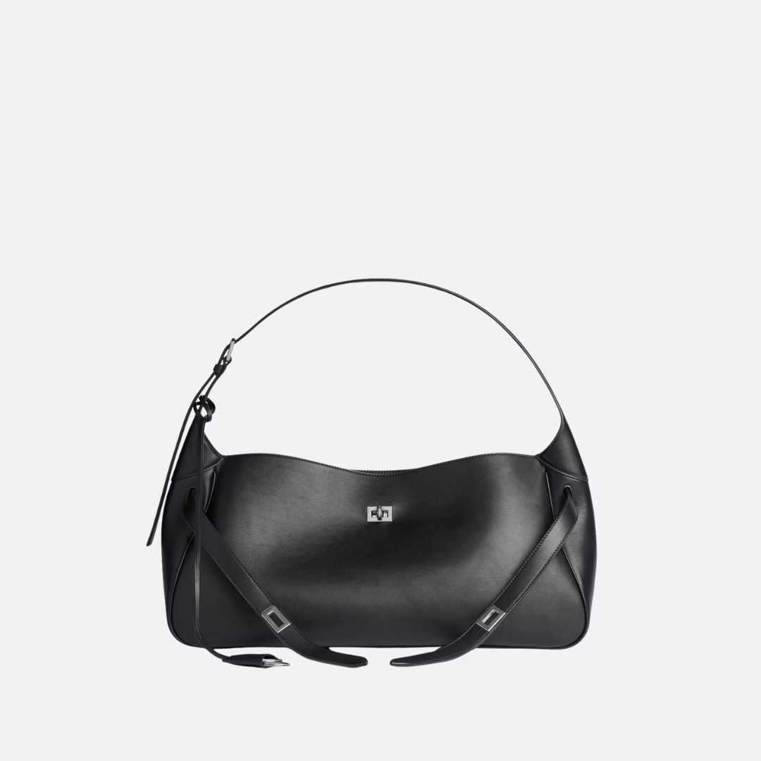 BEL AIR CARTERA DE HOMBRO MITTELGROSS PARA ELLA EN NEGRO – BALENCIAGA