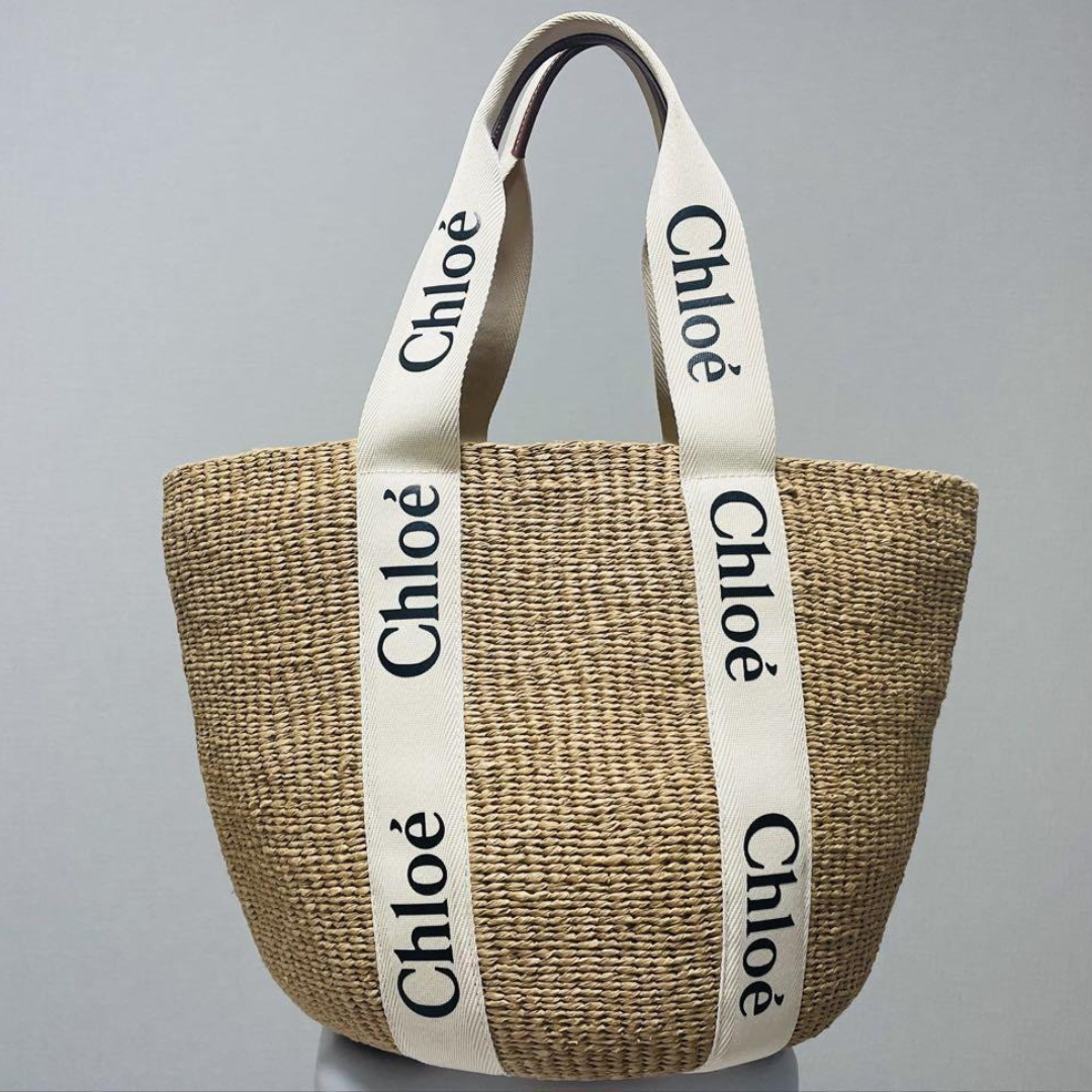 CHLOÉ WOODY GRANDE CANASTA-CARTERA