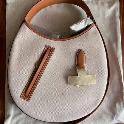 P'TIT ARÇON CARTERA DE TOILE & CUERO HERMÈS