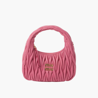 MIU MIU WANDER CARTERA DE HOMBRO DE MATELASSÉ-CUERO NAPPA