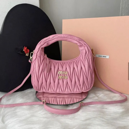 MIU MIU WANDER CARTERA DE HOMBRO DE MATELASSÉ-CUERO NAPPA
