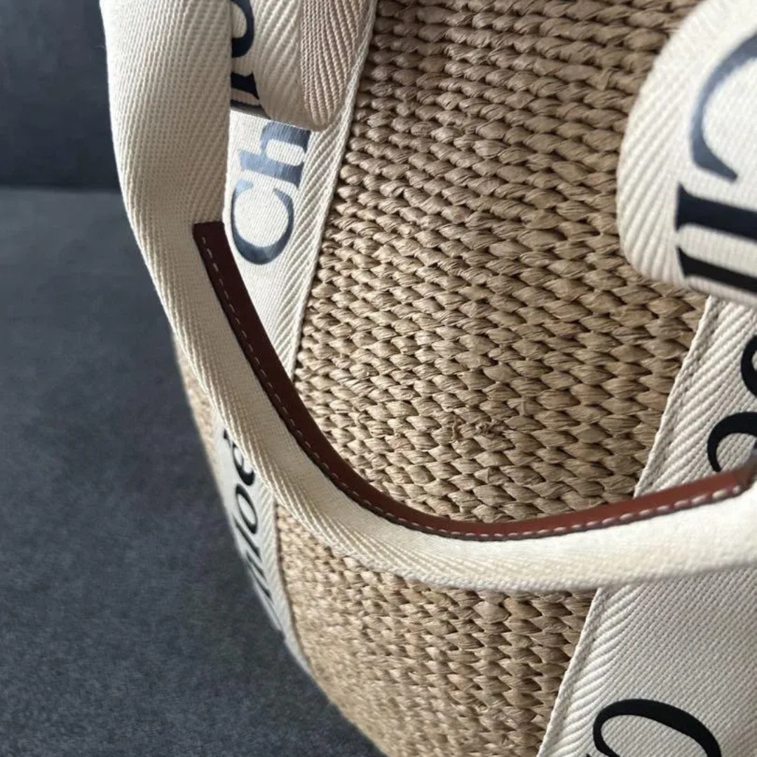 CHLOÉ WOODY GRANDE CANASTA-CARTERA