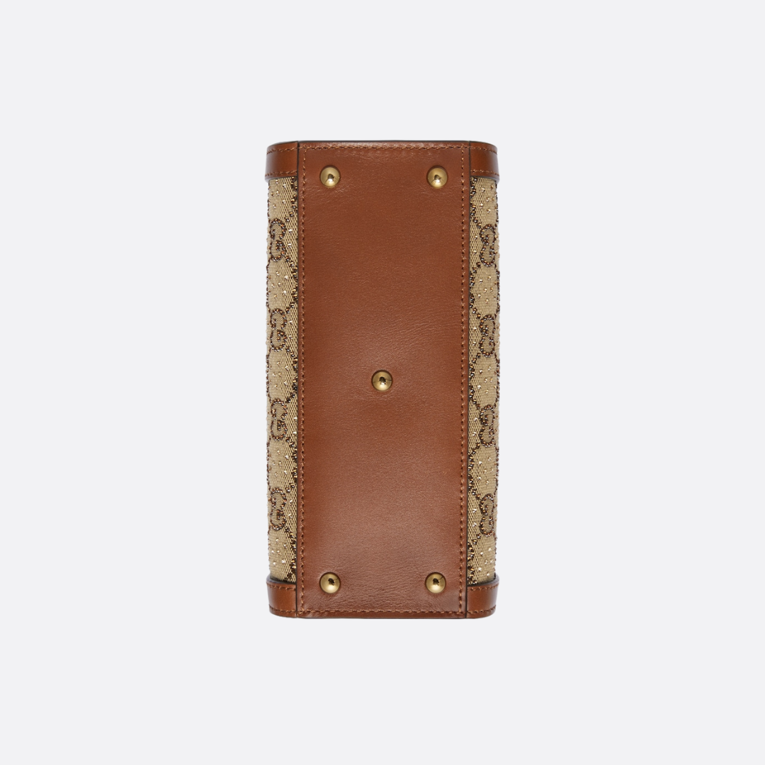 GUCCI DIANA CHICA TOTE-CARTERA CON KRISTALLEN