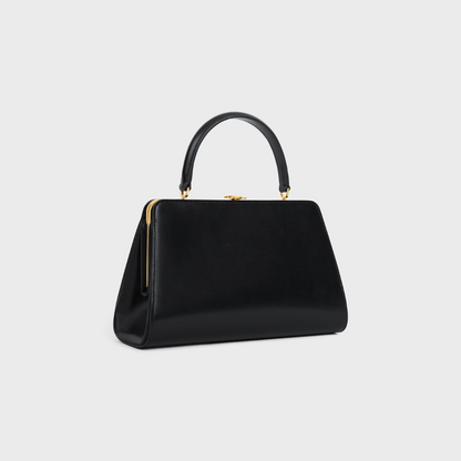 CELINE ANTOINETTE MEDIANA CARTERA DE SATINIERTEM CUERO DE TERNERA – NATURAL