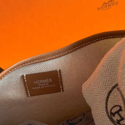 P'TIT ARÇON CARTERA DE TOILE & CUERO HERMÈS