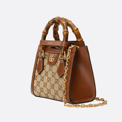 GUCCI DIANA CHICA TOTE-CARTERA CON KRISTALLEN