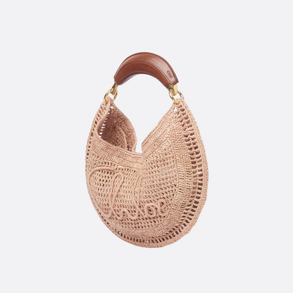 CHLOÉ CALUROSO VERANO BANANA-CARTERAS DE RAFIA