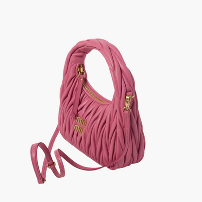 MIU MIU WANDER CARTERA DE HOMBRO DE MATELASSÉ-CUERO NAPPA