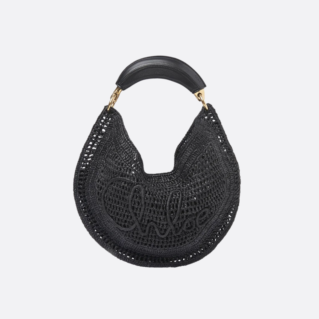 CHLOÉ CALUROSO VERANO BANANA-CARTERAS DE RAFIA