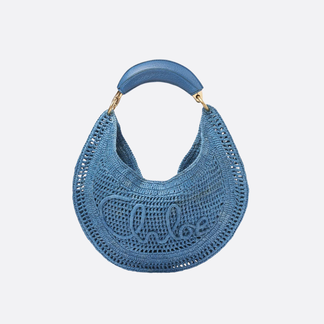 CHLOÉ CALUROSO VERANO BANANA-CARTERAS DE RAFIA