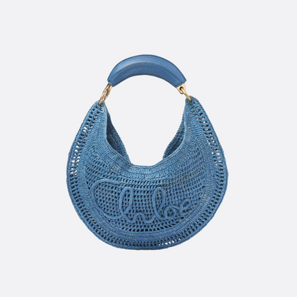 CHLOÉ CALUROSO VERANO BANANA-CARTERAS DE RAFIA