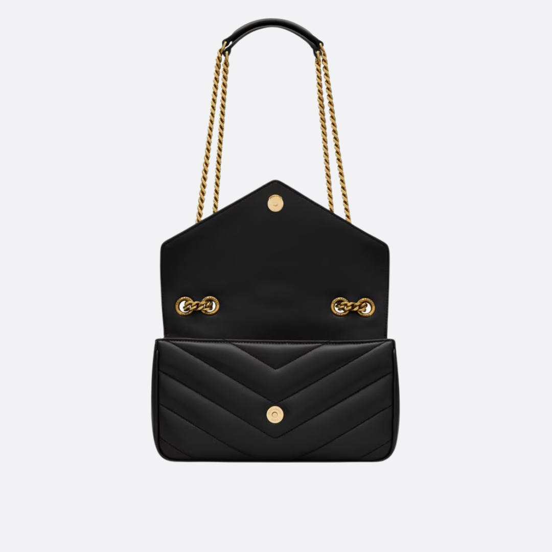 SAINT LAURENT LOULOU SMALL MATELASSÉ CARTERA