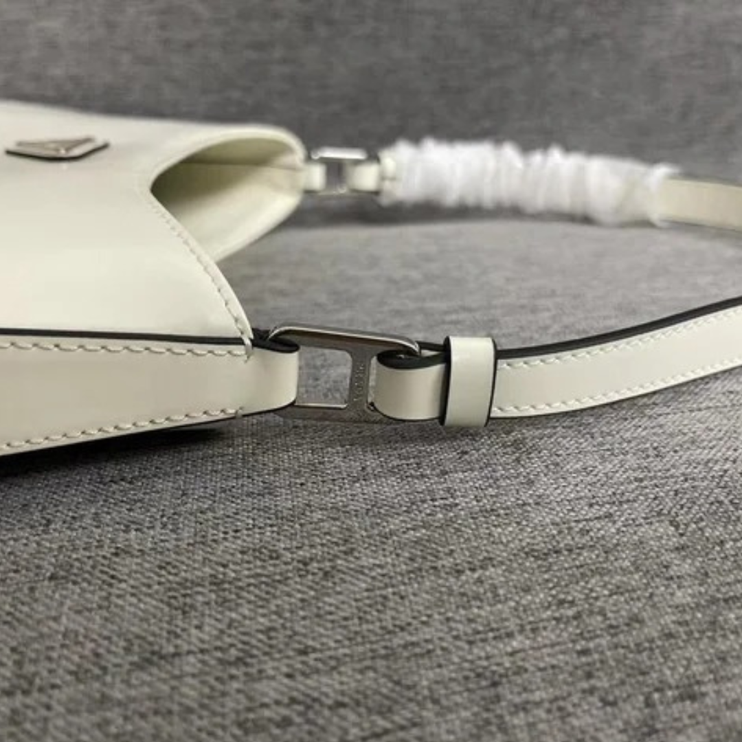 PRADA CLEO CARTERA DE HOMBRO DE CEPILLADO CUERO