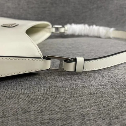 PRADA CLEO CARTERA DE HOMBRO DE CEPILLADO CUERO