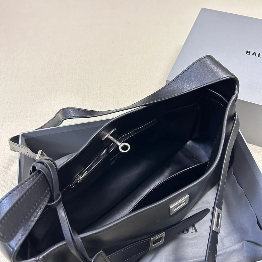 BEL AIR CARTERA DE HOMBRO MITTELGROSS PARA ELLA EN NEGRO – BALENCIAGA
