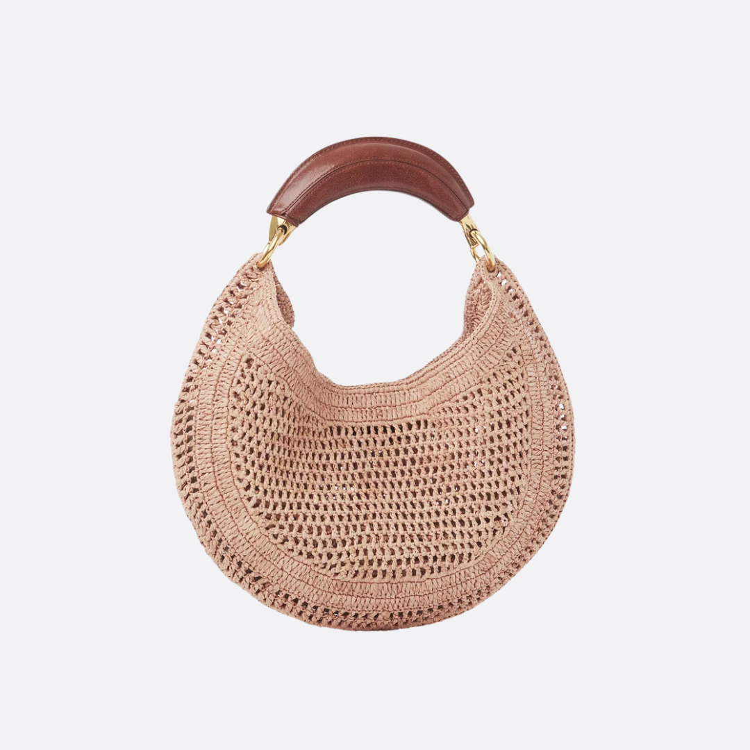 CHLOÉ CALUROSO VERANO BANANA-CARTERAS DE RAFIA