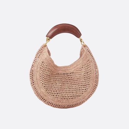 CHLOÉ CALUROSO VERANO BANANA-CARTERAS DE RAFIA