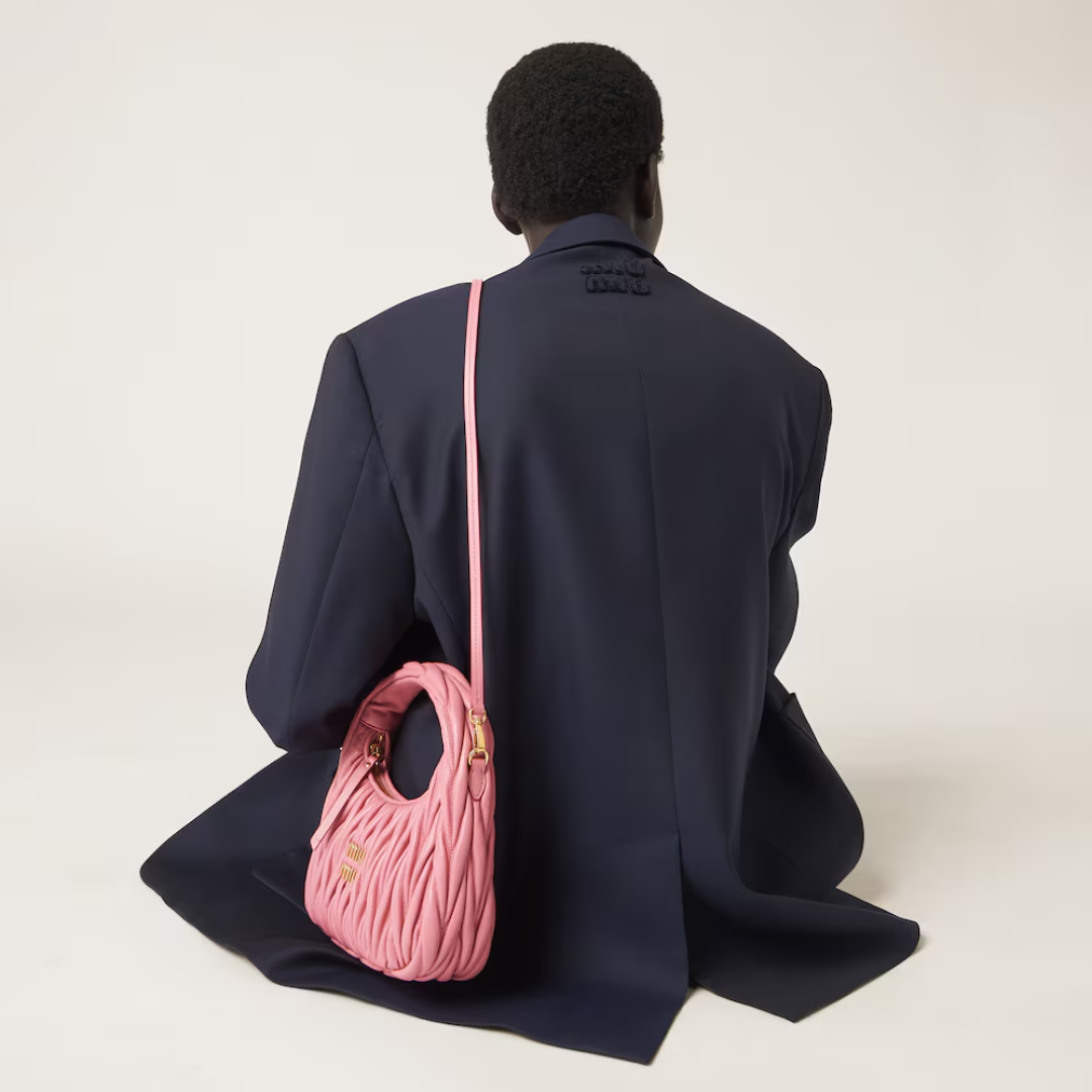 MIU MIU WANDER CARTERA DE HOMBRO DE MATELASSÉ-CUERO NAPPA