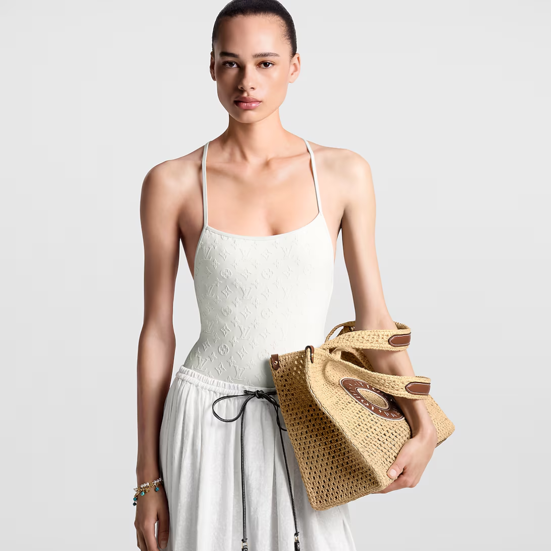 LOUIS VUITTON BY THE POOL RAFIA ONTHEGO MM M24723