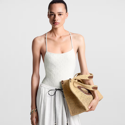 LOUIS VUITTON BY THE POOL RAFIA ONTHEGO MM M24723