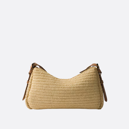 PRADA – AIMÉE CARTERA DE CROCHET Y CUERO (GRANDE)